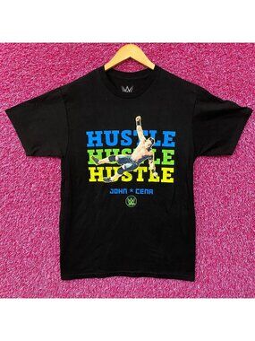 WWE John Cena Hustle Loyalty & Respect Superstar T-Shirt small